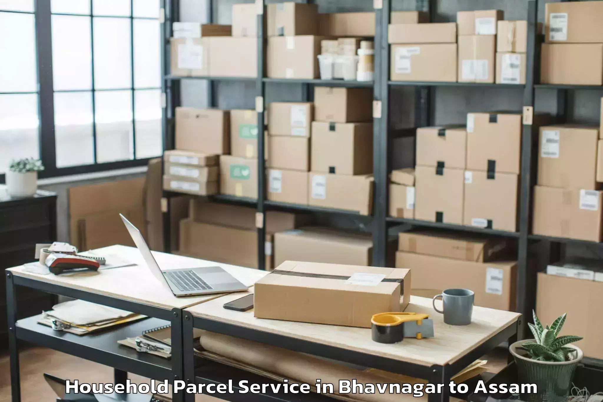 Reliable Bhavnagar to Pathorighat Pt Household Parcel